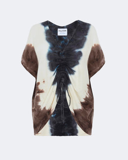 Top en cachemire camel pour femme - Kujten packshot