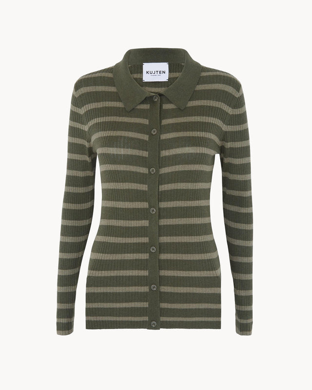 Cardigan Isha Marin light khaki - Image principale
