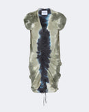 Robe en cachemire kaki pour femme - Kujten packshot