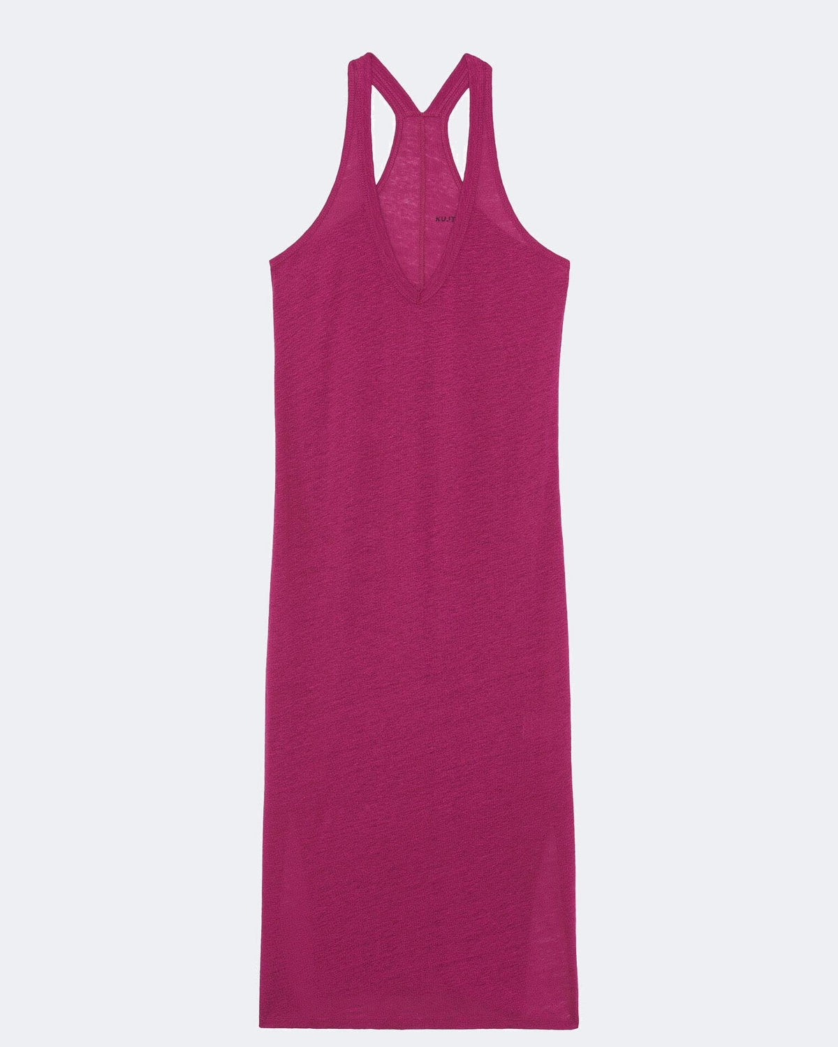 Robe en lin rose pour femme - Kujten packshot