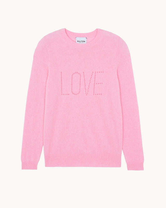 Pull Dorita Love rose candy - Image principale