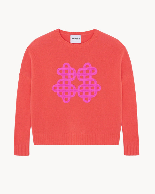 Sweater Amelie Symbol neon coral - Image principale
