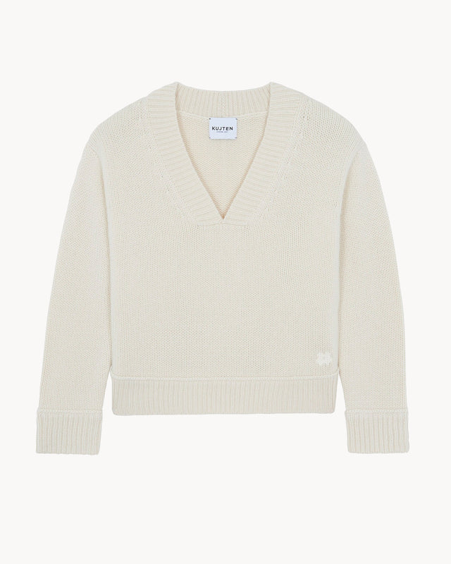 Sweater Lara vintage white - Image principale