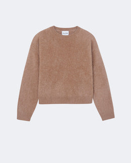 Pull loty droit beige - Kujten packshot