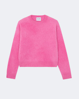 Pull en cachemire rose pour femme - Kujten packshot