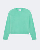 Pull en cachemire vert pour femme - Kujten packshot