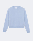 Pull en cachemire bleu pour femme - Kujten packshot