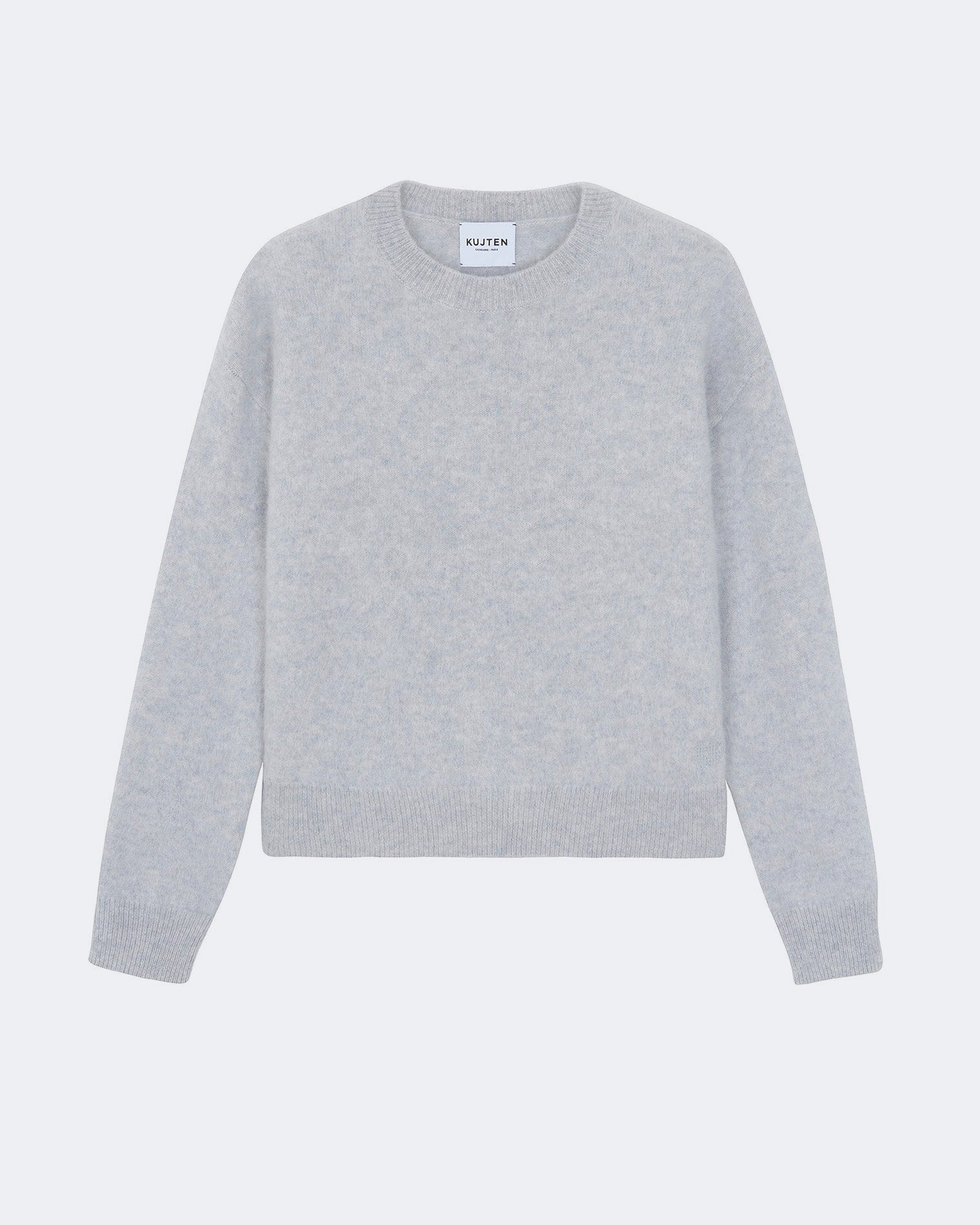 Pull en cachemire gris pour femme - Kujten packshot