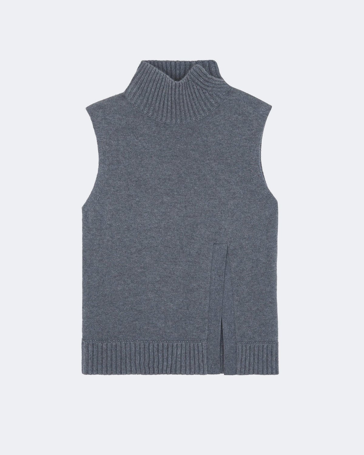 Pull en cachemire gris pour femme - Kujten packshot