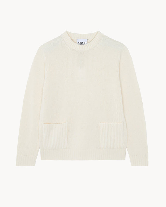 Pull Lida blanc vintage - Image principale