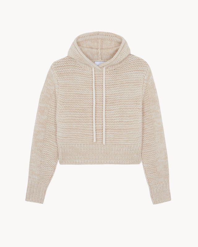 Hoodie Jackie molten latte beige - Image principale