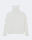 Pull en cachemire blanc pour femme - Kujten packshot