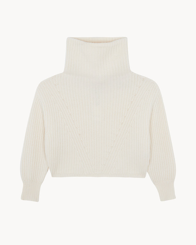 Sweater Yumi vintage white - Image principale