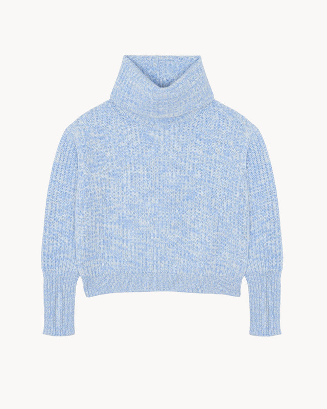 Pull Evelyne L bleu jeans - Image principale