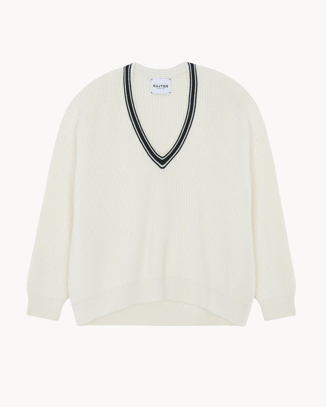 Pull Eliane blanc - Image principale