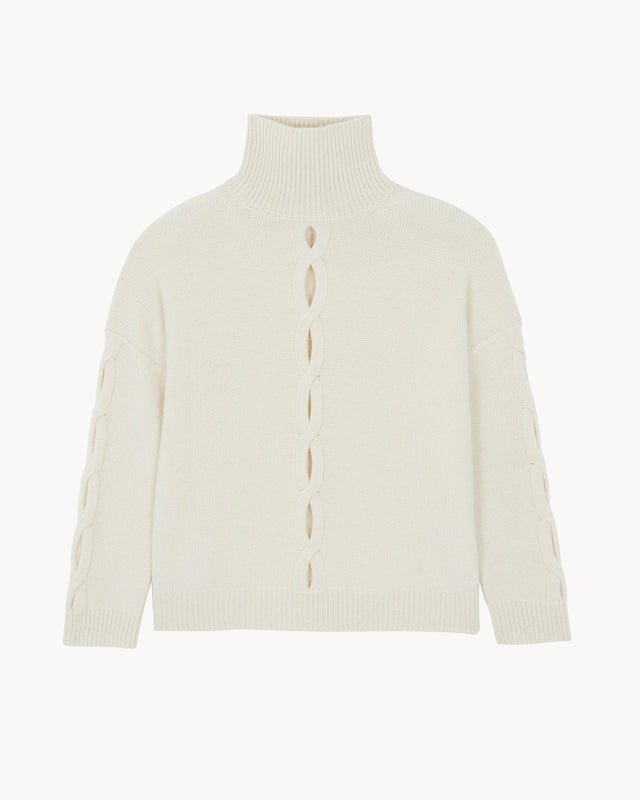 Sweater Louane vintage white - Image principale