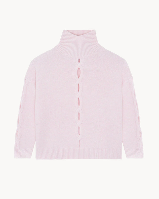 Pull Louane rose pâle - Image principale