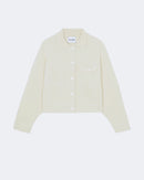 Veste arya cachemire blanc - Kujten packshot
