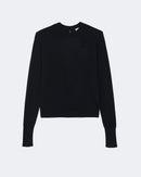 Pull en cachemire noir pour femme - Kujten packshot