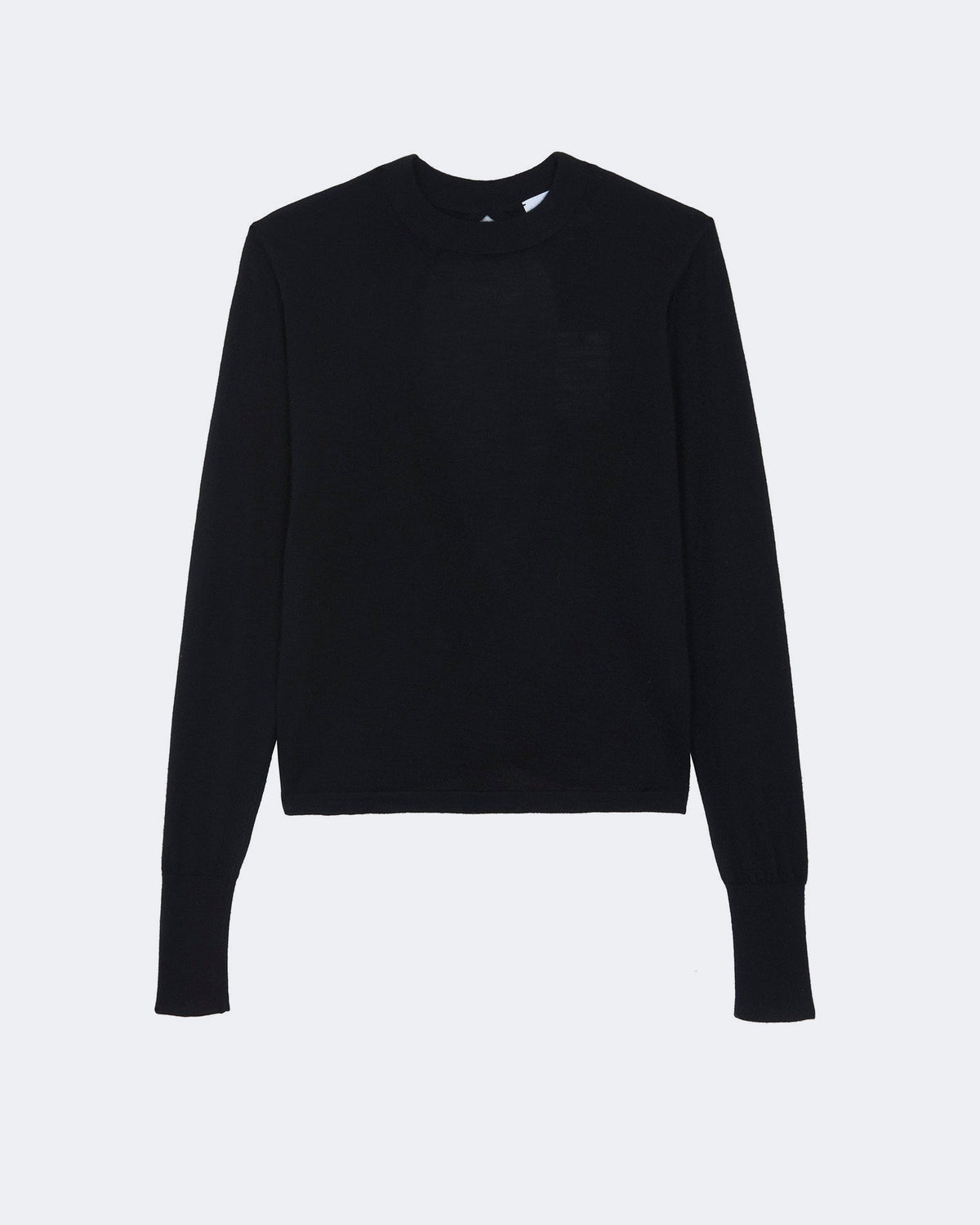 Pull en cachemire noir pour femme - Kujten packshot