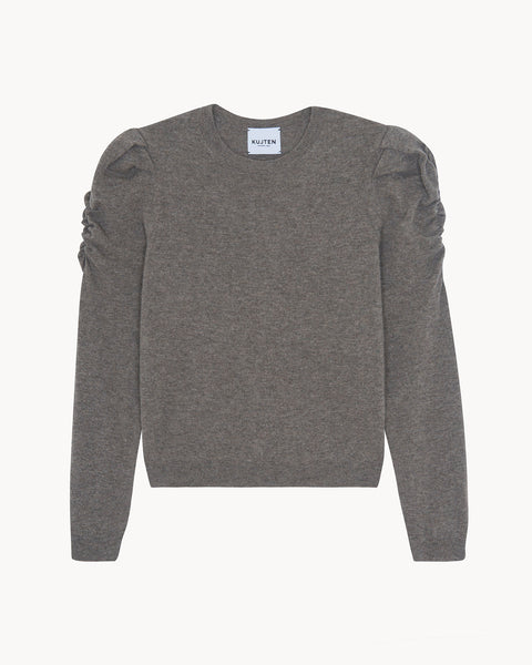 Pull Naoto taupe clair - Image principale