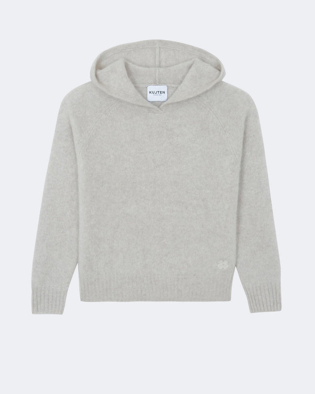 Pull Hoodie Soso avoine - Image principale