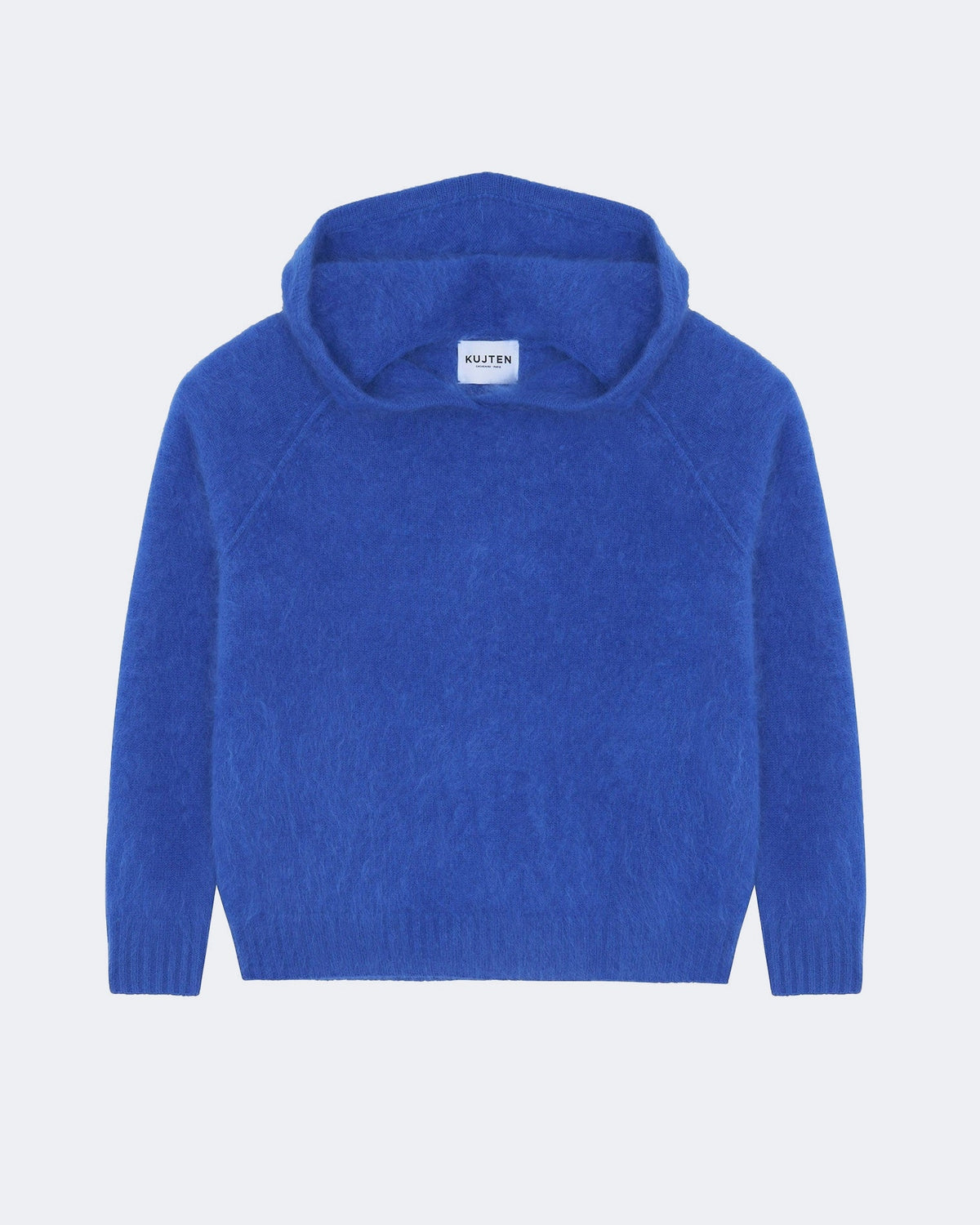 Pull en cachemire bleu pour femme - Kujten packshot