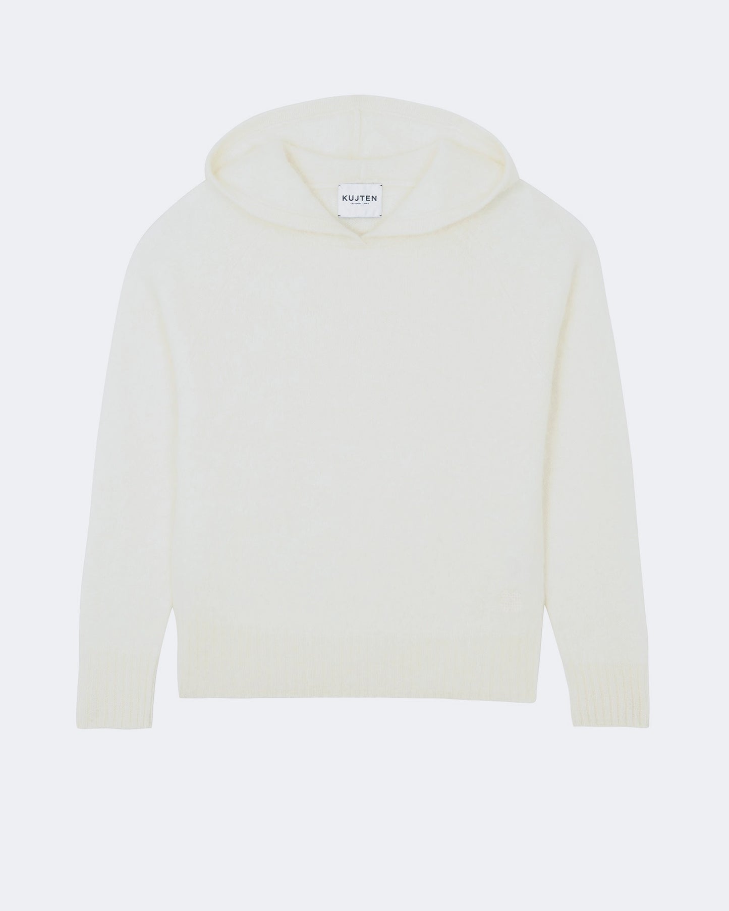 Pull en cachemire blanc pour femme - Kujten packshot