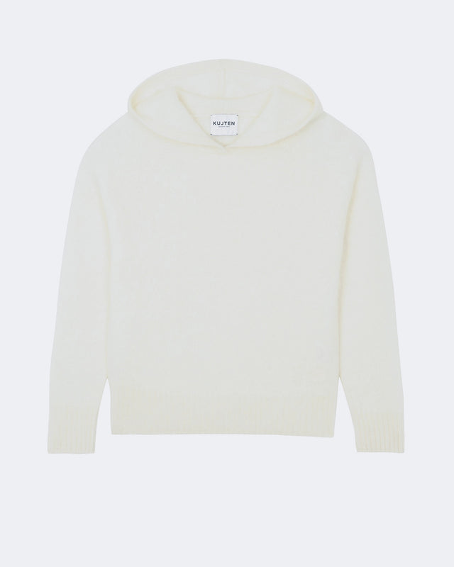 Pull Hoodie Soso blanc - Image principale