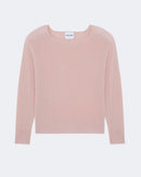 Pull en cachemire rose pour femme - Kujten packshot