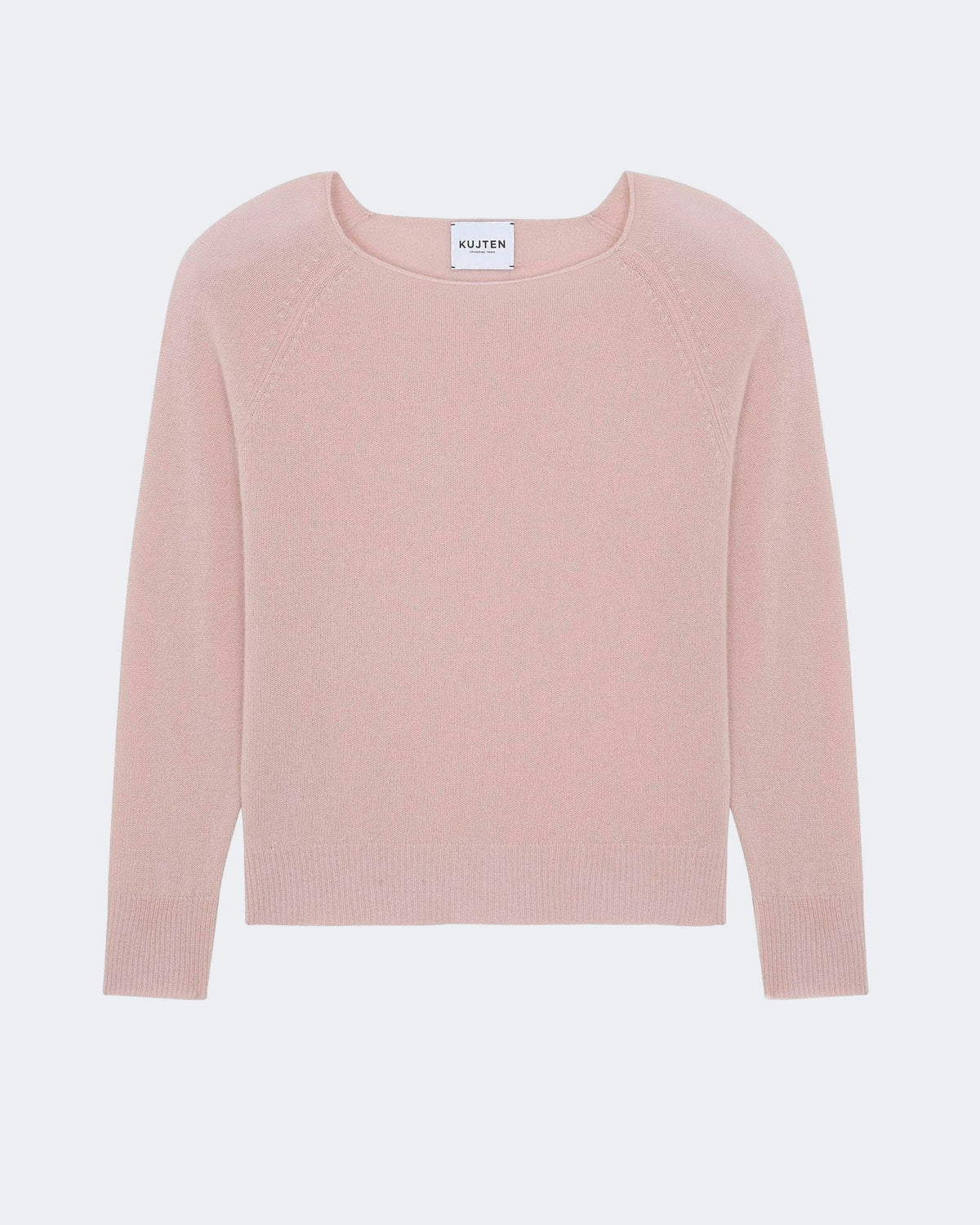 Pull en cachemire rose pour femme - Kujten packshot