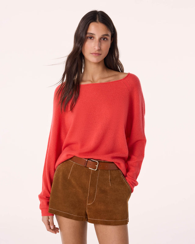 Sweater Liora pop coral - Image principale
