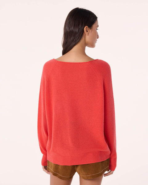 Sweater Liora pop coral - Image principale