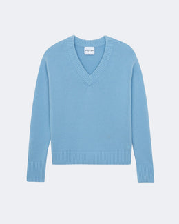 Pull lila droit bleu - Kujten packshot