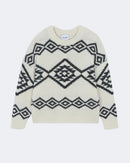 Pull en cachemire blanc pour femme - Kujten packshot