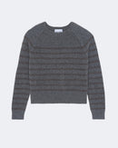 Pull en cachemire gris pour femme - Kujten packshot