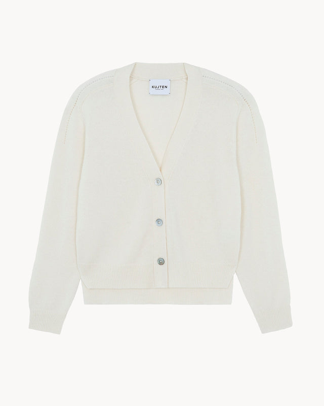 Cardigan Joya white - Image principale