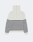 Pull en cachemire blanc pour femme - Kujten packshot