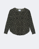 Pull en cachemire kaki pour femme - Kujten packshot