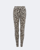 Legging en cachemire blanc et beige pour femme - Kujten packshot