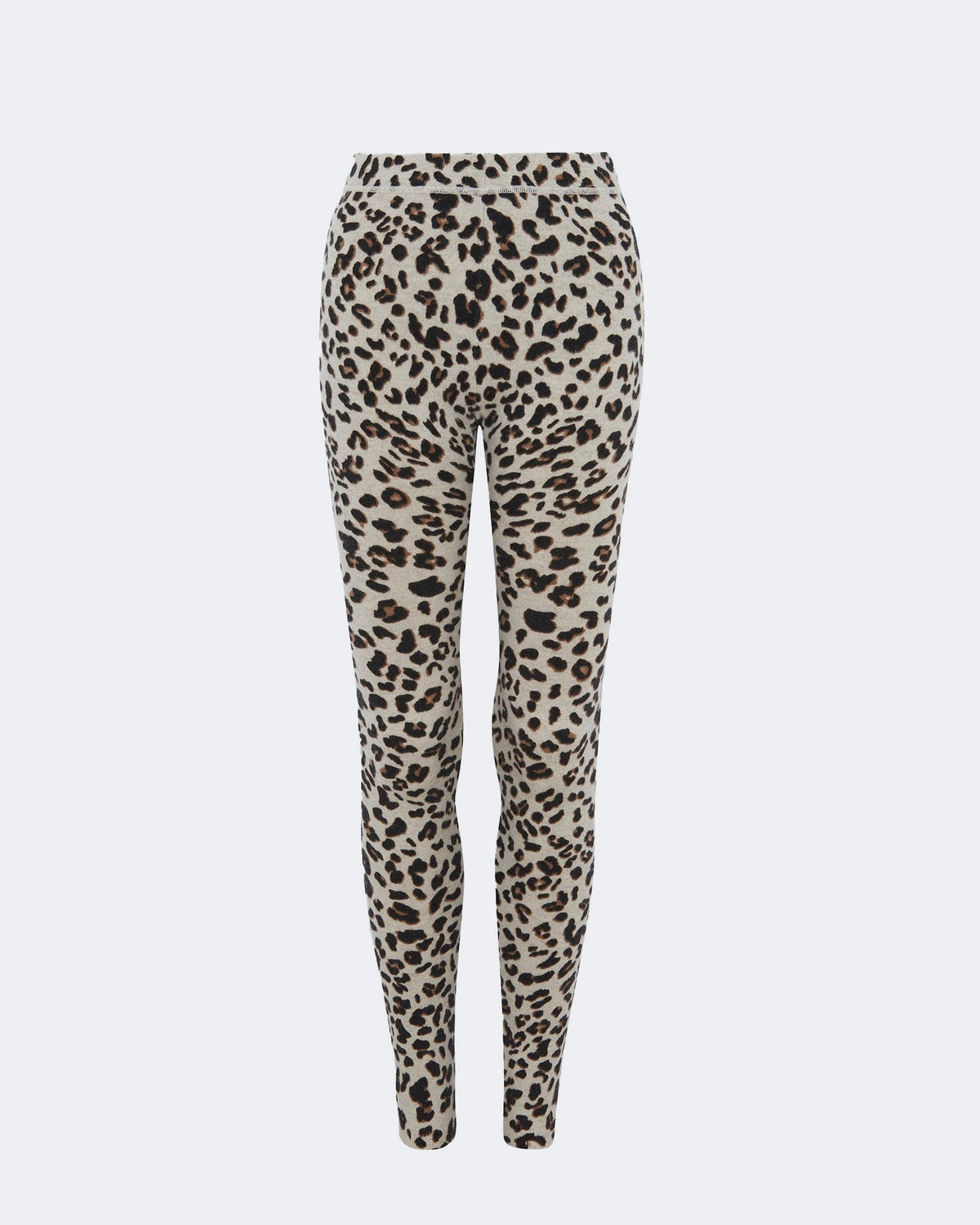 Legging en cachemire blanc et beige pour femme - Kujten packshot