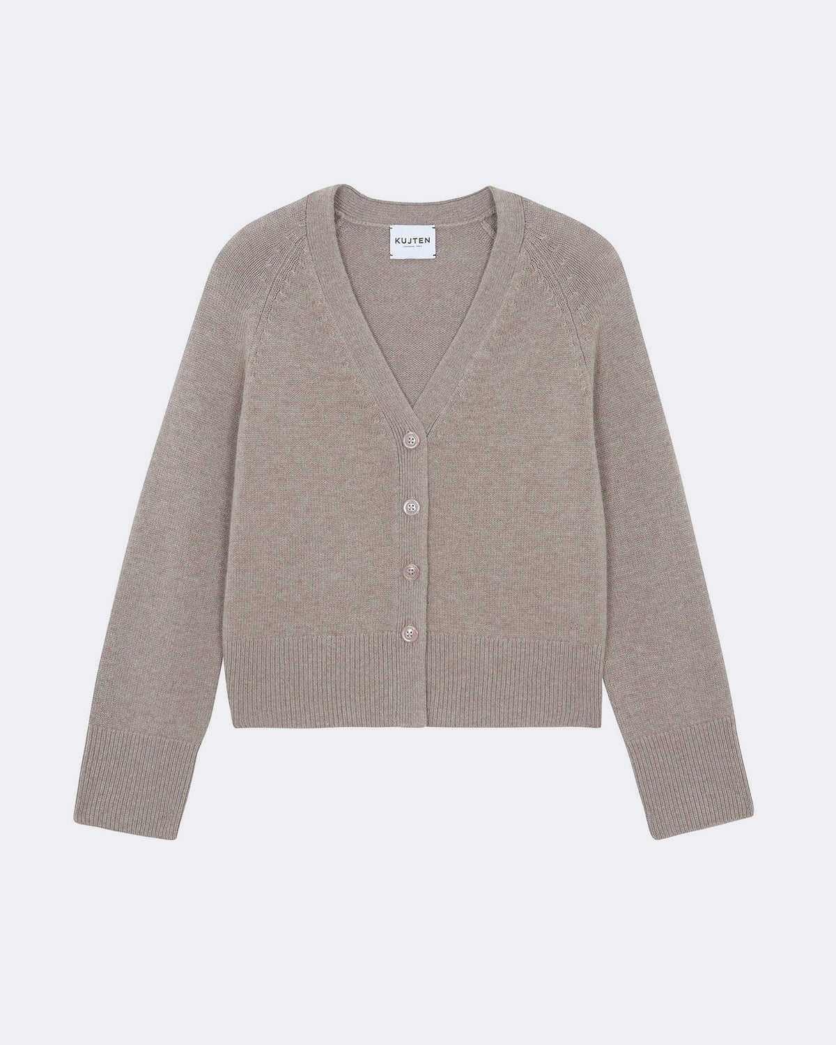 Gilet en cachemire marron pour femme - Kujten packshot