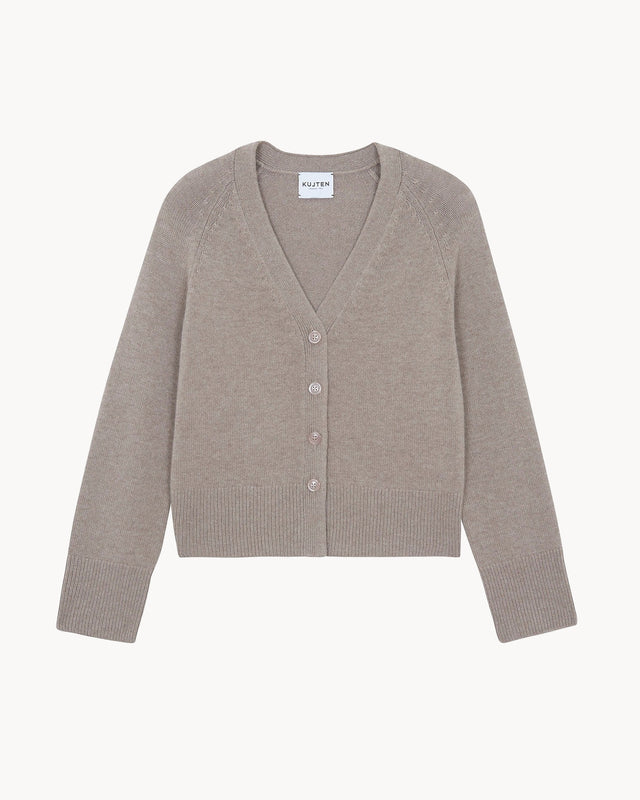 Cardigan Suuki hazel brown - Image principale