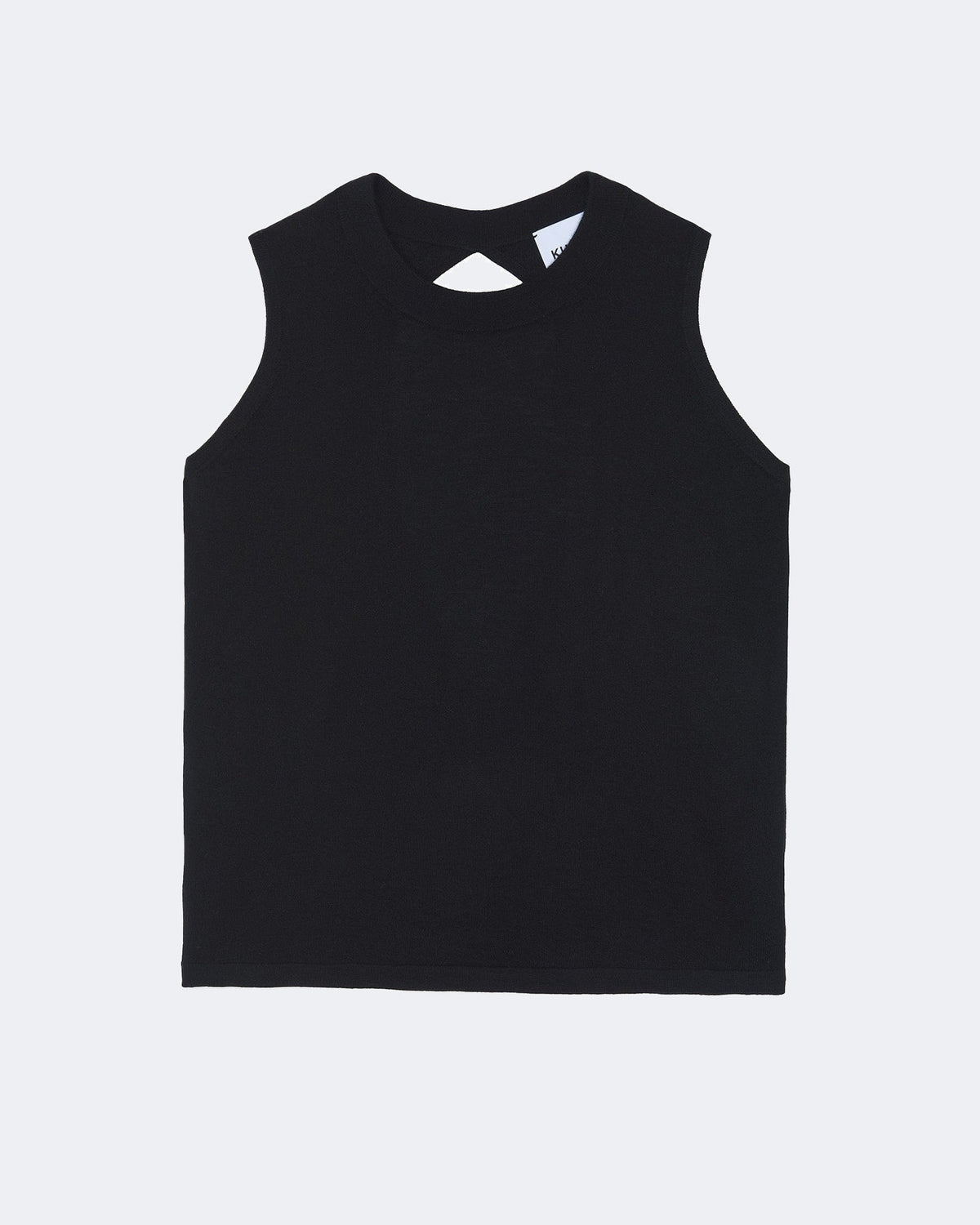 Pull en cachemire noir pour femme - Kujten packshot