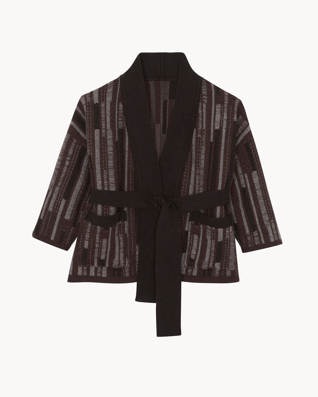 Kimono Jacket Michelle Jeans brown - Image principale