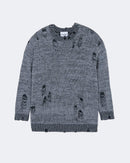 Pull en cachemire gris pour femme - Kujten packshot