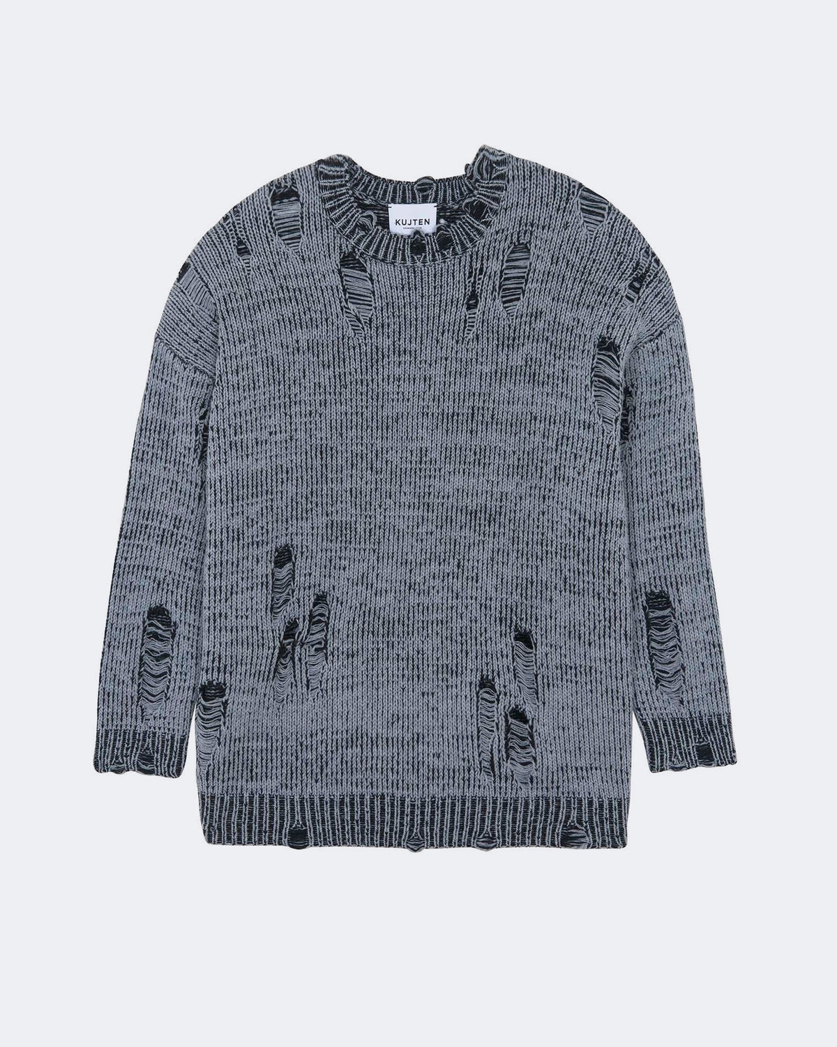 Pull en cachemire gris pour femme - Kujten packshot