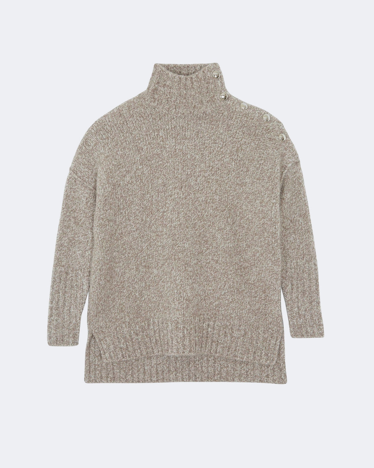 Pull en cachemire beige pour femme - Kujten packshot