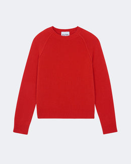 Pull nimbus droit rouge - Kujten packshot