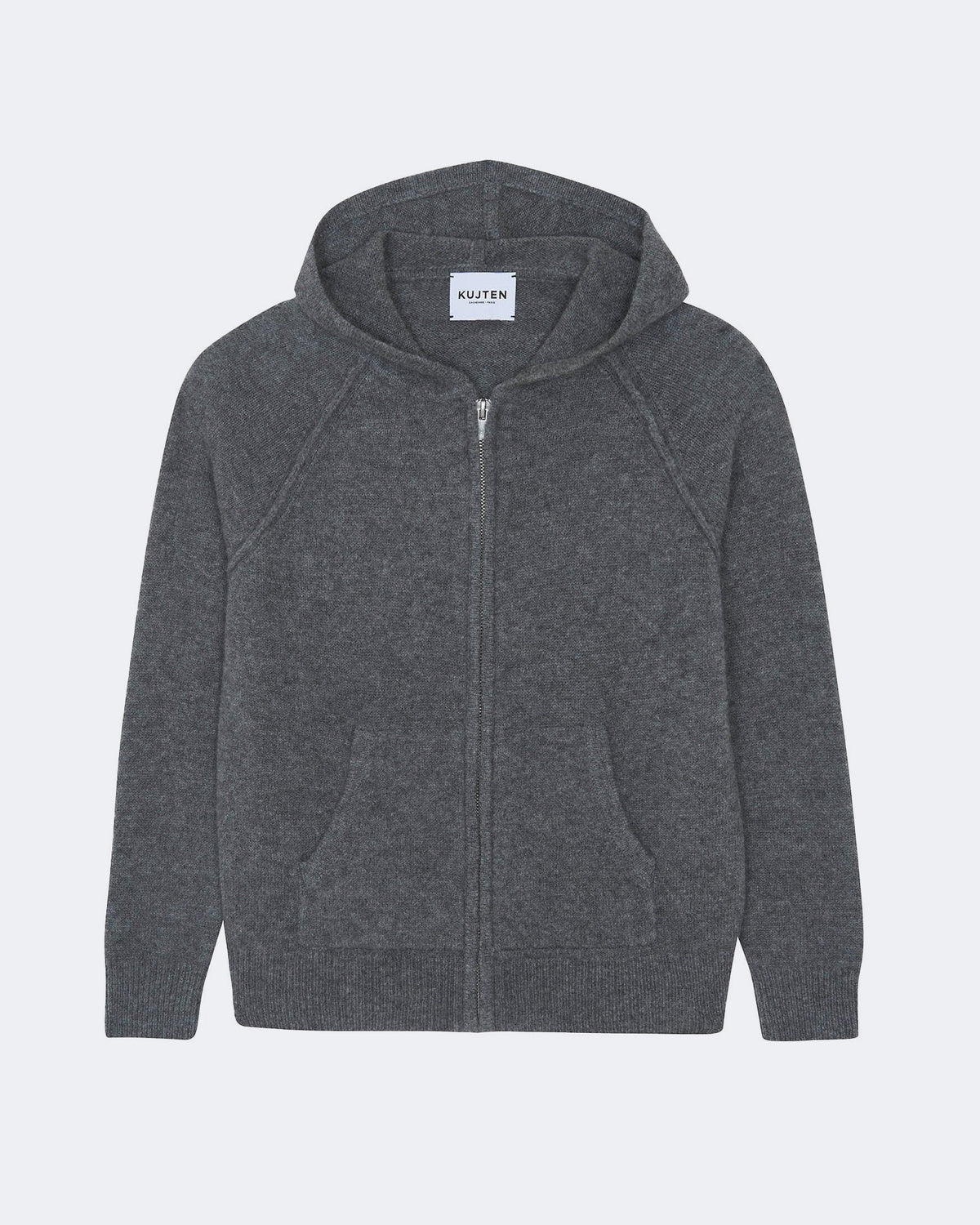 Gilet en cachemire gris pour femme - Kujten packshot